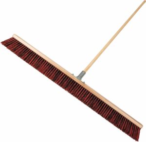 SIDCO Straßenbesen Arenga/Elaston mit Holzstiel Bauernbesen robuster Besen Terrasse 100cm
