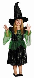 Kinder Kostüm Magierin Hexe zu Karneval Fasching Halloween Gr.104
