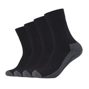 Camano Sportsocken 4er-Pack Pro Tex Function mit verstärkter Ferse black 43-46