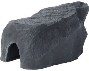 Variogart Höhle S2 1223 Dekoration Deko Aquarium Terrarium Schiefer-Anthrazit
