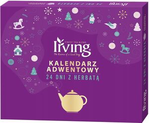 Kalendarz Adwentowy HERBATA IRVING 24 DNI = 24 SMAKI ROK 2024  PREZENT