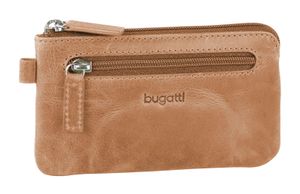 Bugatti Volo Key Case Leder Schlüsseletui 492181, Farbe:Cognac