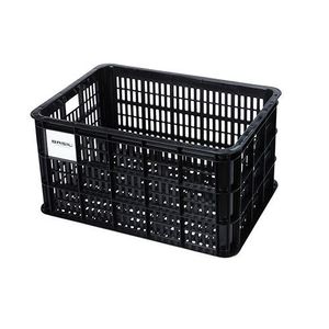 Basil Crate L box na bicykel čierny, 40 l, plast