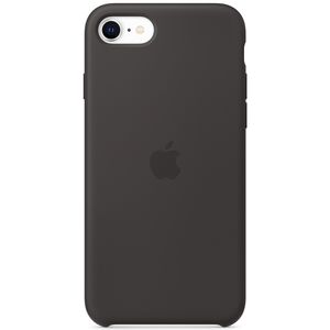 Apple Silikon Case schwarz iPhone SE (2020)/iPhone 8/iPhone 7 Schutzhülle Cover
