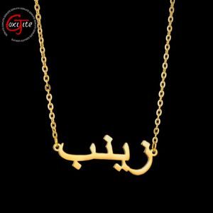 Goxijite Arabische Namenskette Edelstahl Personalisierte Arabische Namenskette Schmuck Geschenk