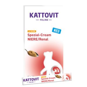 KATTOVIT ¦ Spezial-Cream - Niere/Renal - 66 x 15g ¦ Spezial-Cream für Katzen zur Unterstützung der normalen Nierenfunktion