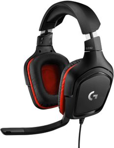 Logitech G G332 - Kopfhörer - Kopfband - Gaming - Schwarz - Rot - Binaural - 2 m