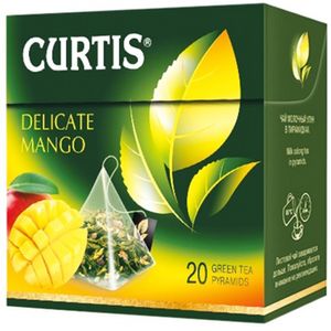 Curtis Grüner Tee Delikate Mango 20 Pyramidenbeutel Pyramid Tea Grüntee