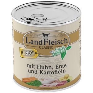 Landfleisch CLassic Junior Huhn & Ente & Kartoffeln mit Frischgemüse 800g