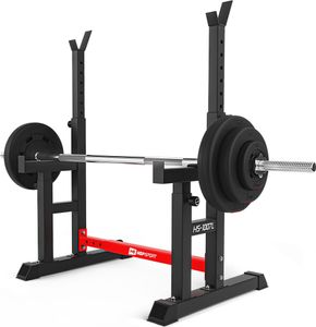 Hop-Sport verstellbare Hantelablage für Langhantel HS-1007L – Squat Rack Kniebeugenständer bis 400kg belastbar, extra stabile und robuste Konstruktion Hop-Sport verstellbare Hantelablage für Langhantel HS-1007L – Squat Rack Kniebeugenständer bis 400kg belastbar, extra stabile und robuste Konstruktion