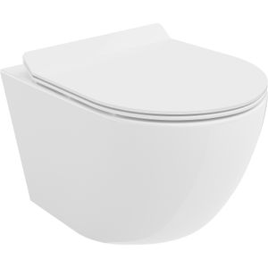 Mexen Lena WC misa Rimless s pomaly padajúcim sedátkom, duroplast, biela - 30224000