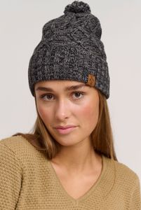 OXMO OXPom Damen Wintermütze Beanie Mütze aus 100% Baumwolle Grobstrick OXMO OXPom Damen Wintermütze Beanie Mütze aus 100% Baumwolle Grobstrick