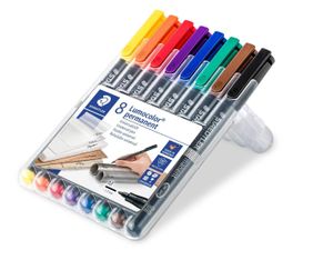 STAEDTLER Lumocolor Permanent Marker 317M 8er Etui