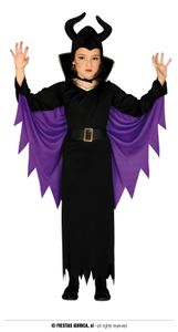 Böse Hexe Kostüm für Mädchen, Größe:140/146