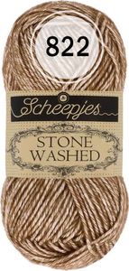 Scheepjes Stone Washed 50g (822) Brown Agate