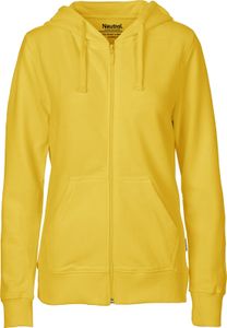 Neutral O83301 | Ladies Zip Hoodie - Farbe: Yellow - Größe: XL Neutral O83301 | Ladies Zip Hoodie - Farbe: Yellow - Größe: XL