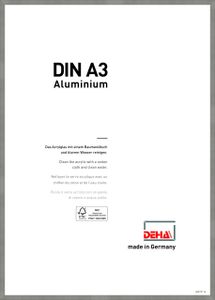 DEHA Aluminium Bilderrahmen Tribeca, 29,7x42 cm (A3), Struktur Grau Matt
