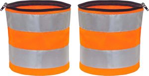 Qualitex  - Reflexstreifen IRON aus Lyocell - NUR FÜR IRON ARBEITSSHORTS - in Farbe: warnorange