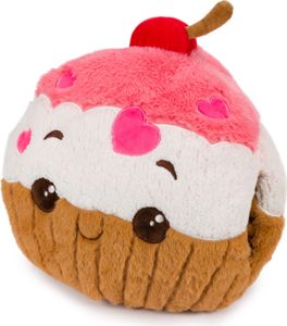 Noxxiez plyšový vankúšik na zahriatie rúk - Roztomilá plyšová hračka na zahriatie rúk Cupcake