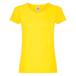 Damen T-Shirt Original-T - Gelb, XXL