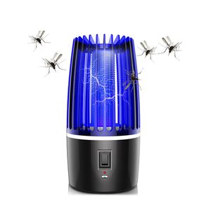 Insektenvernichter,UV LED elektrischer Mückenmörder,Moskito Kontrolllampe mit warmem Nachtlicht Modus,2000 mA USB Aufladen mit Akku