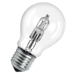 Halogen-Glühlampe, E27, 46W, Warmweiß, 2 Stück (00112452)