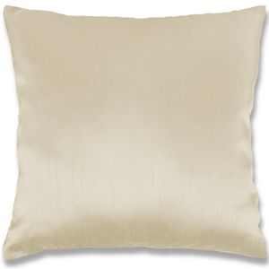 Dekokissen Alessia ( Kissenhülle inkl. Polyesterfüllkissen ), Maße: 60x60cm, Farbe: Beige