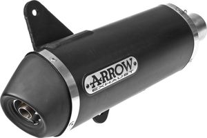 ARROW urban dark hliníkový násuvný tlmič a koncovka pre Piaggio Vespa gts 300i.e.