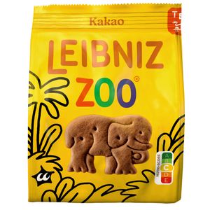 Leibniz Zoo Kakao Butterkeks in kleinen knusprigen Tierformen 125g