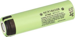 Panasonic NCR 18650B Li-Ion 3,6V / 3400mAh