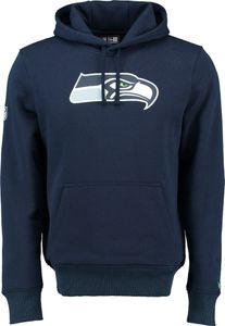 New Era Seattle Seahawks Pullover Team Logo Hoodie Oceanside Blue XXXL