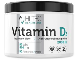 HI TEC HEALTH LINE Vitamin D3 - 90 Tabletten
