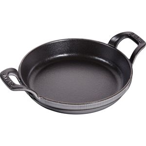 Staub Kochgeschirr Auflaufform rund Graphitgrau 16 cm