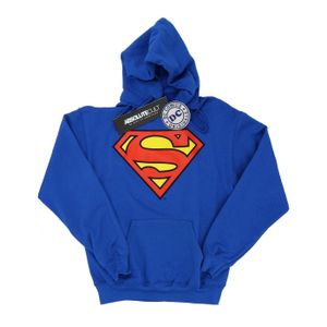 DC Comics - Pánská mikina s kapucí "Superman Logo" BI2908 (3XL) (královsky modrá)
