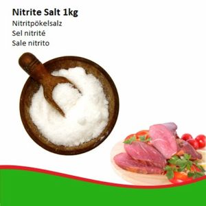 Pökelsalz 0.6% - 1kg, Nitritpökelsalz | Salz zum Pökeln von Fleisch