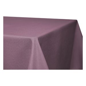 Tischdecke quadratisch 160x160 cm lila Leinenoptik Lotuseffekt Tischwäsche