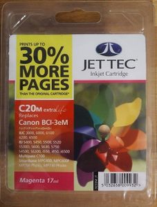 Jet Tec 9233MJB (magenta) [C20m], magenta, Tintenstrahl