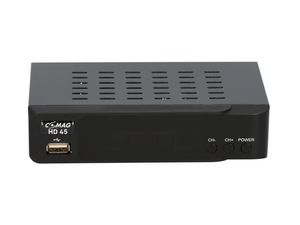 COMAG HD45 V5 digitaler HD SAT Receiver (HDTV, DVB-S2, HDMI, 1080p, SCART, USB Mediaplayer, Full HD, Astra vorinstalliert) - schwarz