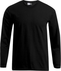 Premium Langarmshirt Plus Size Herren, Schwarz, XXXL Premium Langarmshirt Plus Size Herren, Schwarz, XXXL