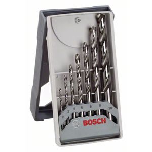 BOSCH HSS-G Mini X-Line Pro Metallbohrer-Set, 7-teilig
