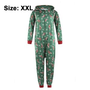 GLiving Weihnachten Pyjamas Set Schlafanzug Jumpsuit Hoodie Father XX-Large