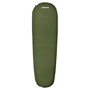 Camping Isomatte, Kompakte, Selbstaufblasende Schlafmatte mit leichtem, Ultraleichte Isomatte Meteor 183×51×3 cm grün