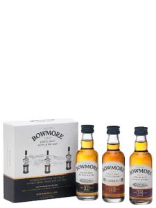 Bowmore The Bowmore Collection Tasting Set Islay Single Malt Scotch Whisky | 40 - 43 % vol | 3 x 0,05 l | insgesamt 0,15 l