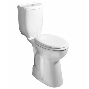 HANDICAP Kombi-WC erhöht, 36,3x67,2cm, Abgang senkrecht