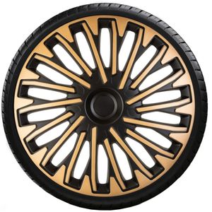 Poklice 15" SOHO Gold-Black sada 4 kusy