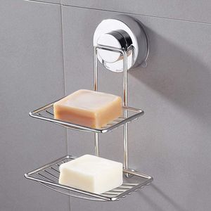 Seifenschale Schwammhalter für Dusche Badezimmer Wandmontage Ohne Bohren Selbstklebend - Edelstahl
