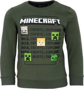 Minecraft Creeper Alex Kinder Jungen Pulli Pullover Sweater – Grün / 116