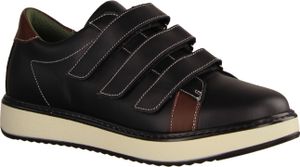 Liromed 950 bequeme Slipper, Herren, Schwarz, Leder, NEU - Herrenschuhe Prophylaxe Diabetiker, Schwarz, leder (dehnbar)