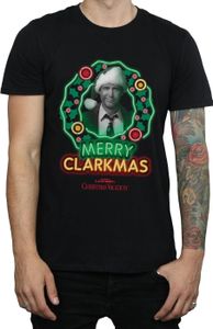 National Lampoon's Christmas Vacation - tričko "Merry Clarkmas" pre mužov BI1667 (L) (Black)
