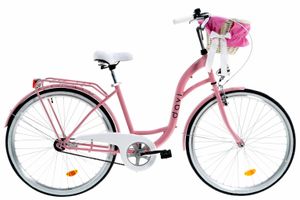 Davi Lila dámsky bicykel, 160-185 cm vysoký, 28", Ružová